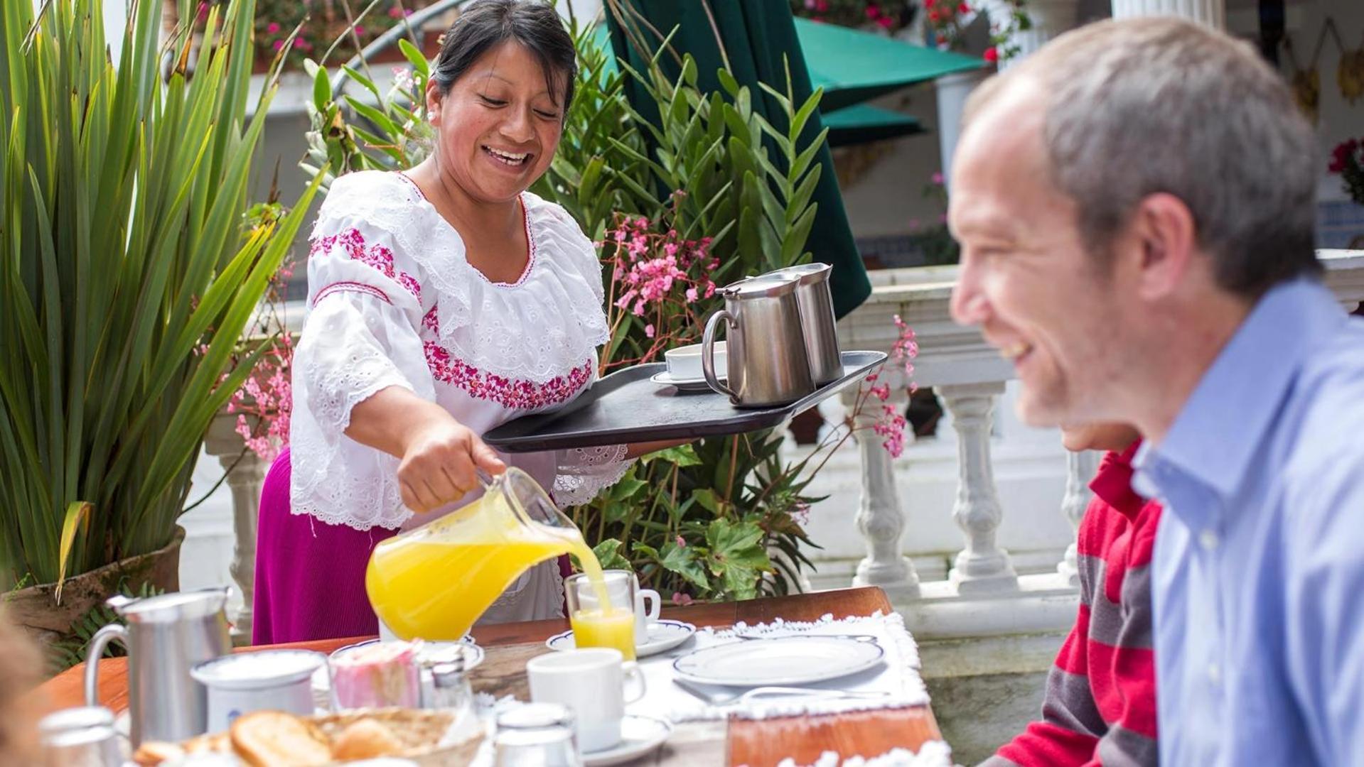 Hacienda Cusin Hotel Otavalo Bagian luar foto